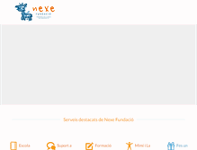 Tablet Screenshot of nexefundacio.org